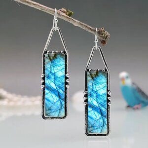 Retro Bohemian Geometric Dangle Earrings